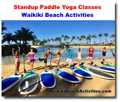 Standup Paddle Yoga - Waikiki Beach Activities - Waikiki Beach ...