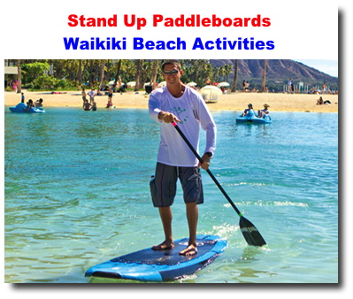 Stand Up Paddleboards - Waikiki Beach Activities - Waikiki Beach ...