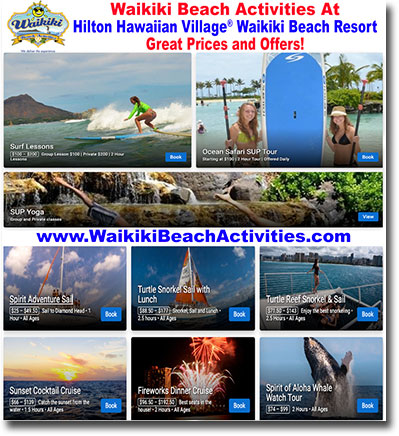 Waikiki Beach Activities at Hilton Hawaiian Village Waikiki Beach