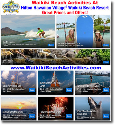 Hilton Hawaiian Village, Waikiki Beach, Hawaii