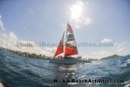 Spirit Of Aloha Port Waikiki Boat Tour with Waikiki skyline