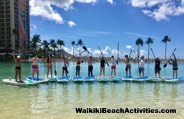 Standup Paddleboard Yoga Sup Yoga Class Waikiki Beach Photos 1 05