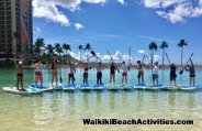 Standup Paddleboard Yoga Sup Yoga Class Waikiki Beach Photos 1 05