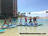 Standup Paddleboard Yoga Sup Yoga Class Waikiki Beach Photos 1 16