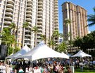 Attendees Gather on the Hilton's Great Lawn