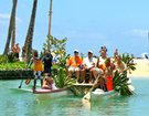 Outrigger Canoe Carries Hawaii's OceanFest Dignitaries